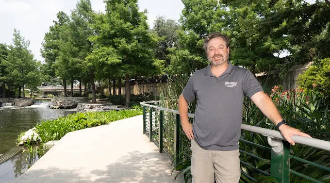 Rusty Hoermann, owner of Alamo Comfort, in San Antonio, TX
